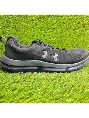 Under Armour Charged Assert 10 Womens Size 9.5 Black Running Shoes Sneakers